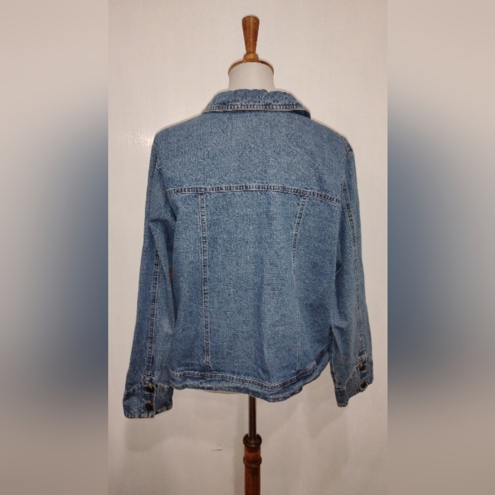RETRO DESERT SCENE DENIM JACKET - Picture 7 of 11